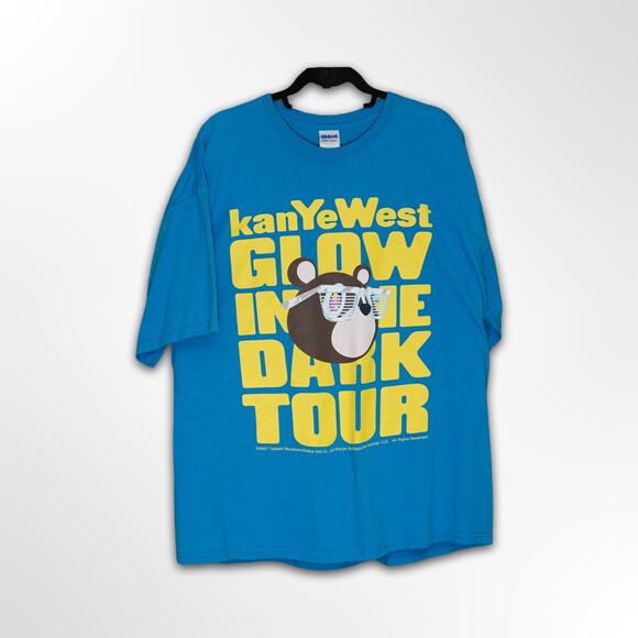 Vintage 2007 Kanye West Glow in the Dark Tour Shirt XXL - Picture 7 of 10